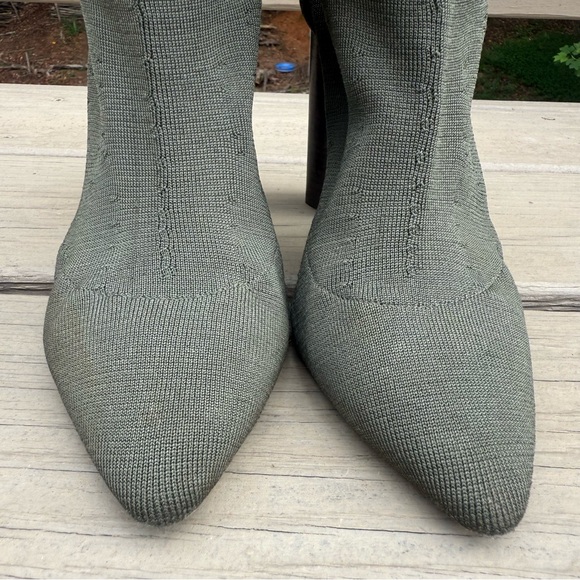 Yeezy Season 2 Knit Sock Ankle Military Boots in Dark Olive size 39 - Picture 6 of 16